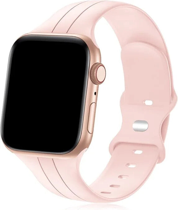 Sport Silicone Watch Band • Soft & Durable Strap • Apple Watch Compatible