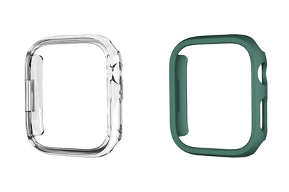 Apple Watch Case 42mm 46mm •  Shockproof Hard PC Bumper Cover • Pack of 2