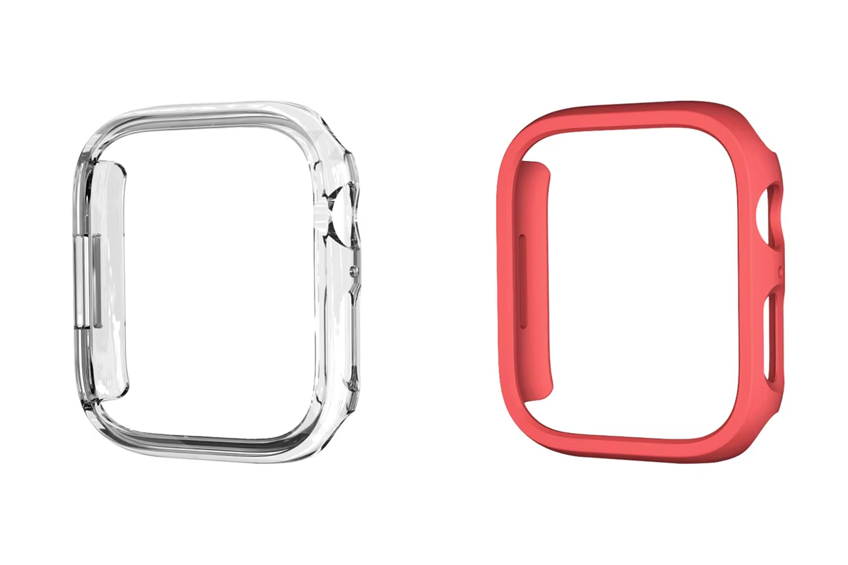 Apple Watch Case 42mm 46mm •  Shockproof Hard PC Bumper Cover • Pack of 2