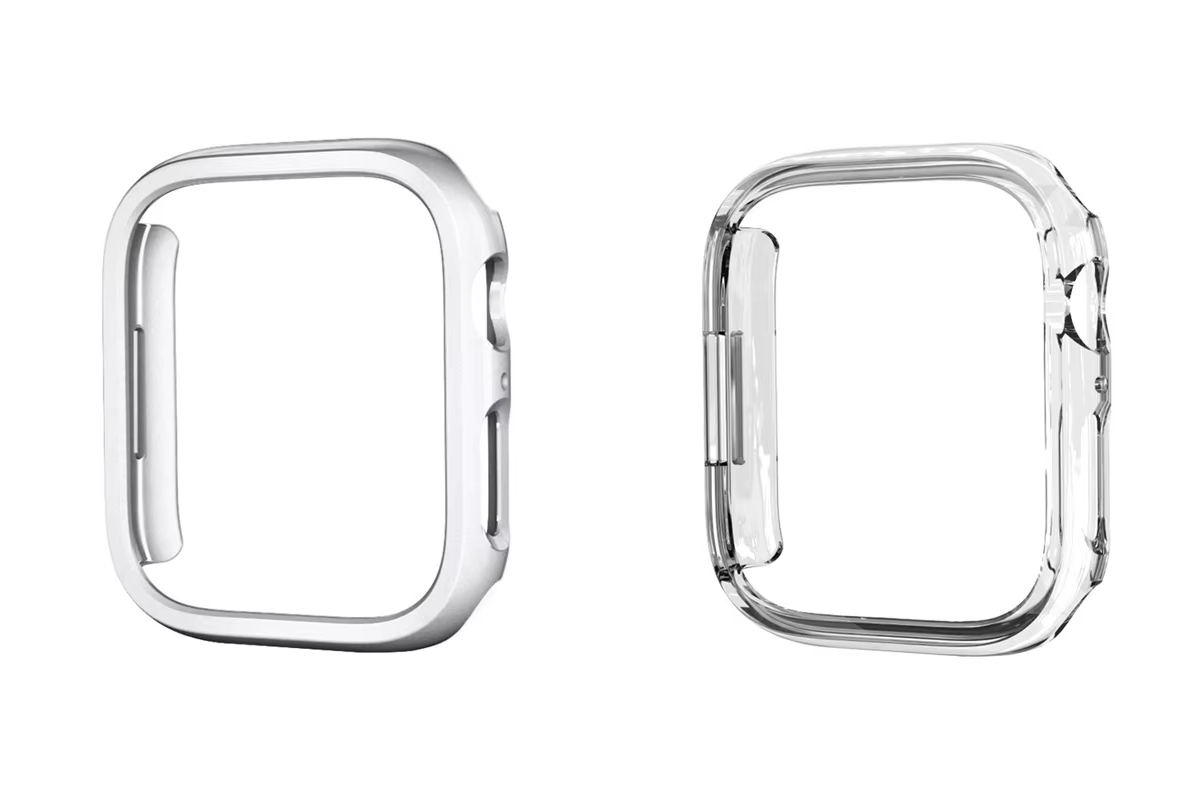 Apple Watch Case 42mm 46mm •  Shockproof Hard PC Bumper Cover • Pack of 2