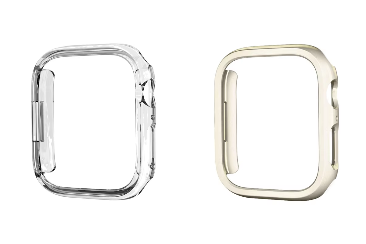 Apple Watch Case 42mm 46mm •  Shockproof Hard PC Bumper Cover • Pack of 2