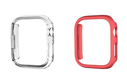 Apple Watch Case 42mm 46mm •  Shockproof Hard PC Bumper Cover • Pack of 2