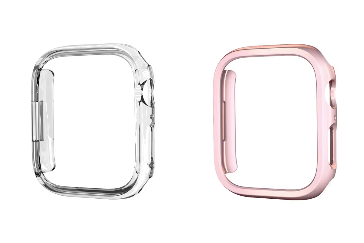 Apple Watch Case 42mm 46mm •  Shockproof Hard PC Bumper Cover • Pack of 2