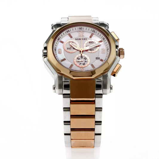 Mercury • Swiss Chronograph Watch Stainless Steel Quartz • 42.5mm • 3 ATM ME1075