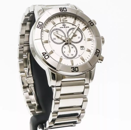 Murex • Swiss Chronograph Watch • MUC526-SS-1 • Day Date • Quartz